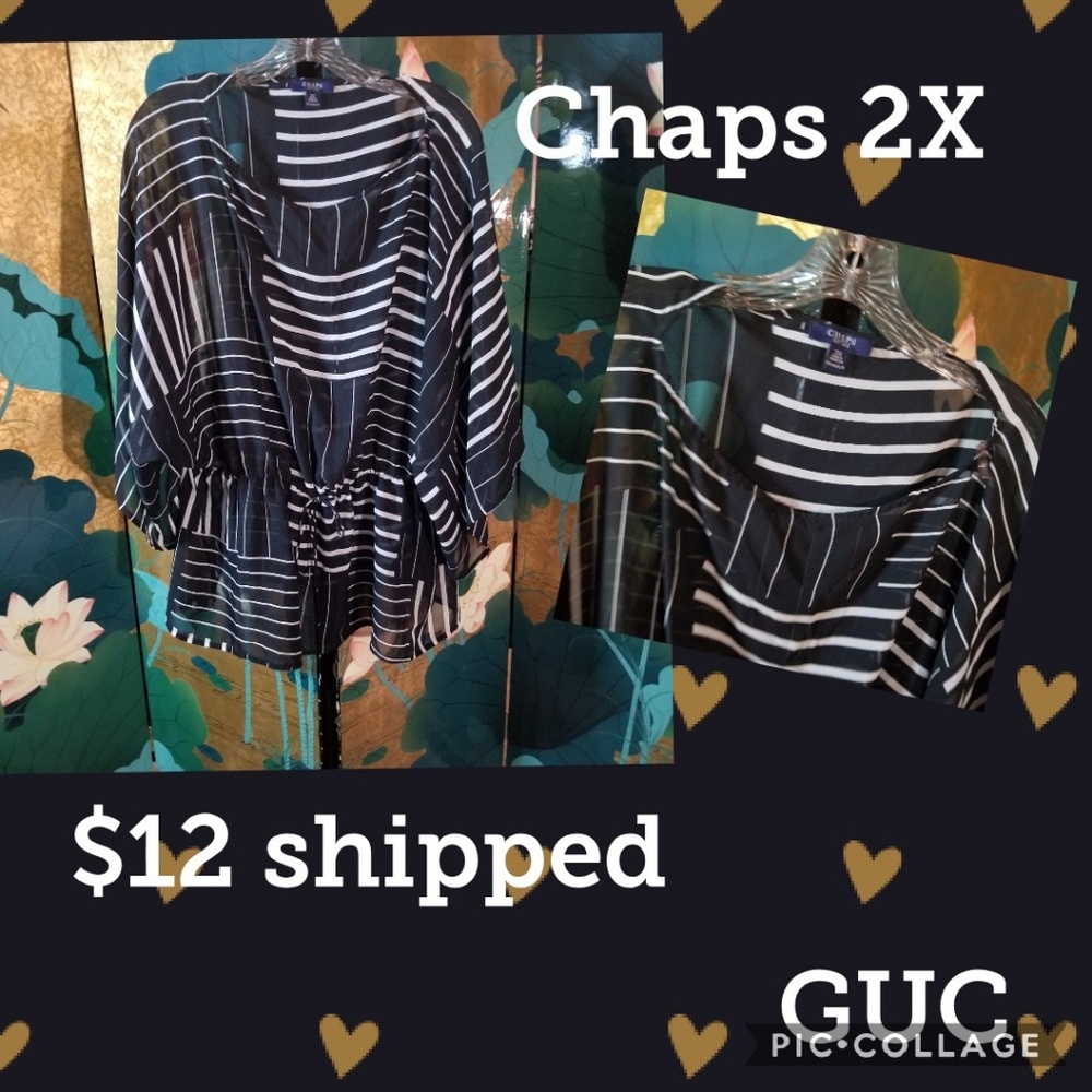 Sheer chaps tunic